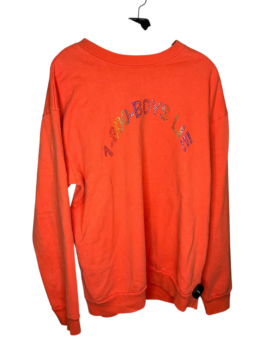 Sweatshirt Crewneck By Cma In Orange, Size: Osfm