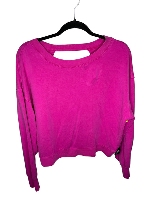 Athletic Sweatshirt Crewneck By Athleta In Purple, Size: M