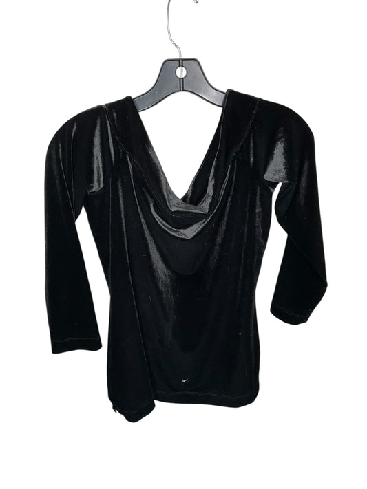 Top Long Sleeve By Ann Taylor In Black, Size: S