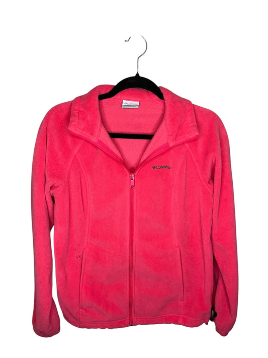 Jacket Fleece By Columbia In Coral, Size: M