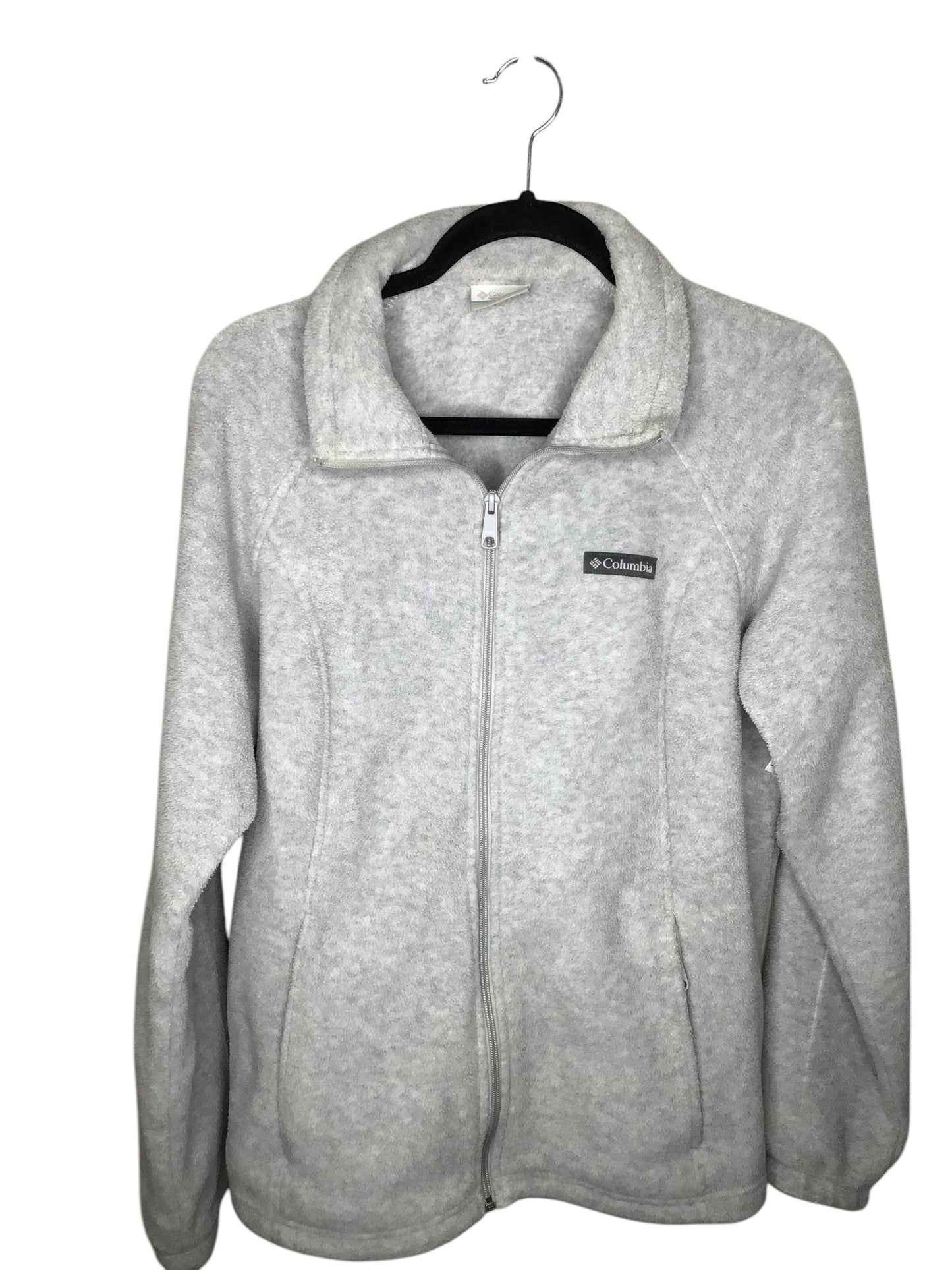 Jacket Fleece By Columbia In Grey, Size: L