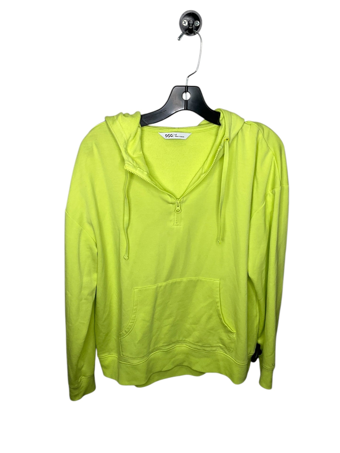 Athletic Top Long Sleeve Collar By Dsg Outerwear In Green, Size: M