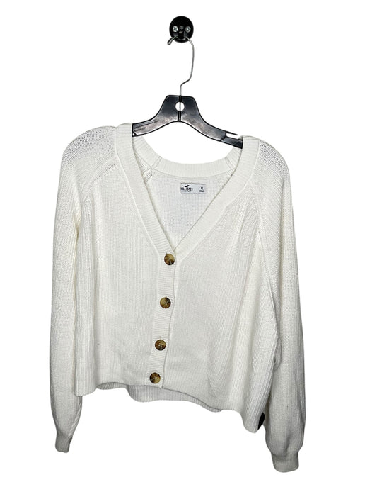 Cardigan By Hollister In White, Size: Xl