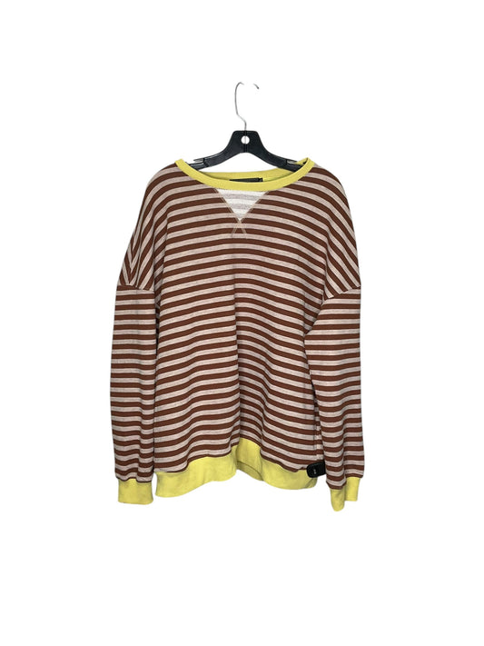 Top Long Sleeve By Clothes Mentor In Striped Pattern, Size: Xl