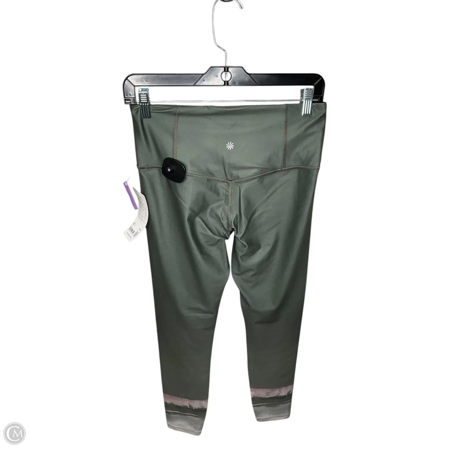 Athletic Leggings By Athleta In Green, Size: M