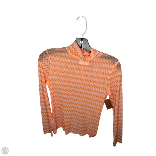Top Long Sleeve By Maeve In Orange, Size: Xs