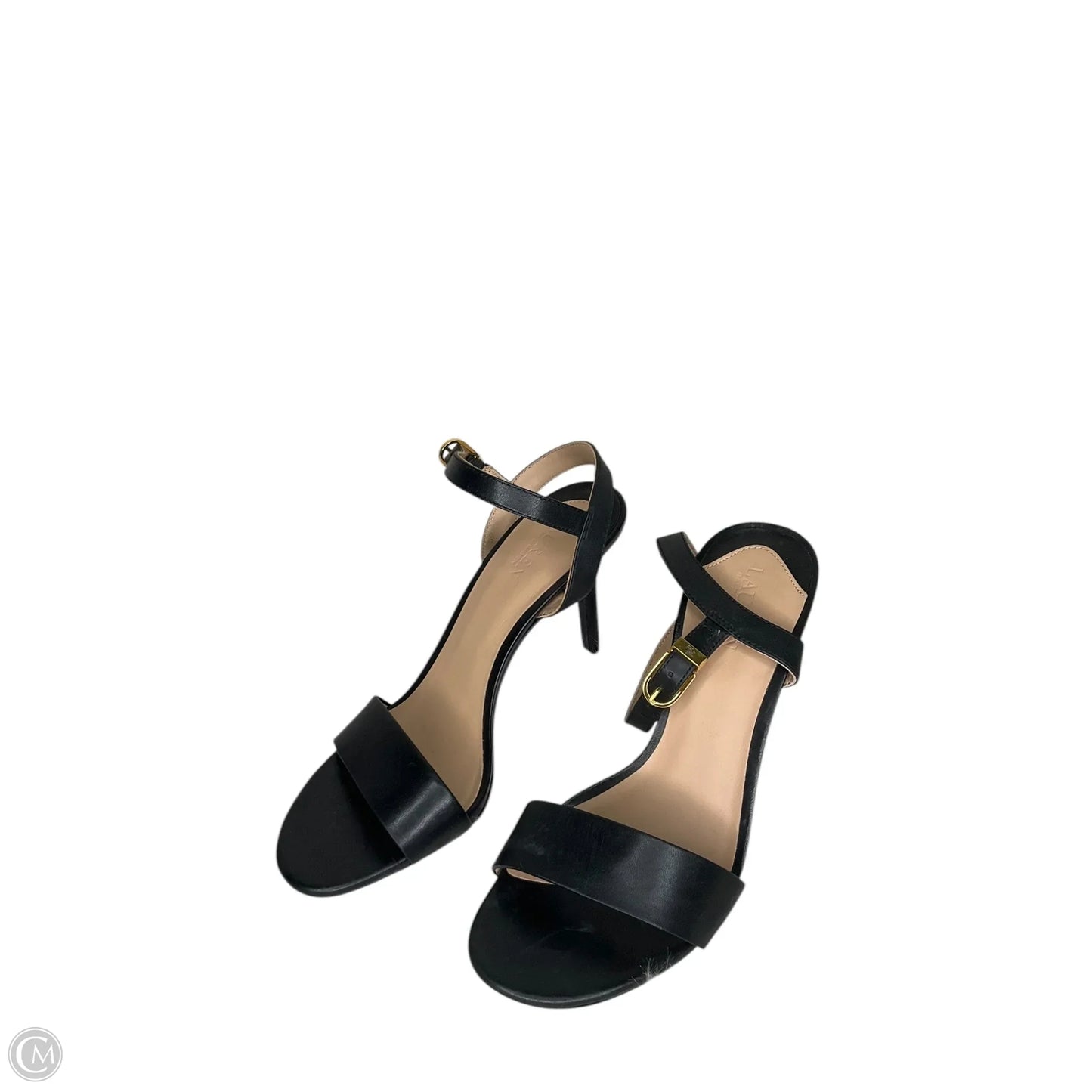 Shoes Heels Kitten By Lauren By Ralph Lauren In Black, Size: 7