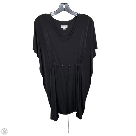 Swimwear Cover-up By Calvin Klein In Black, Size: Xs