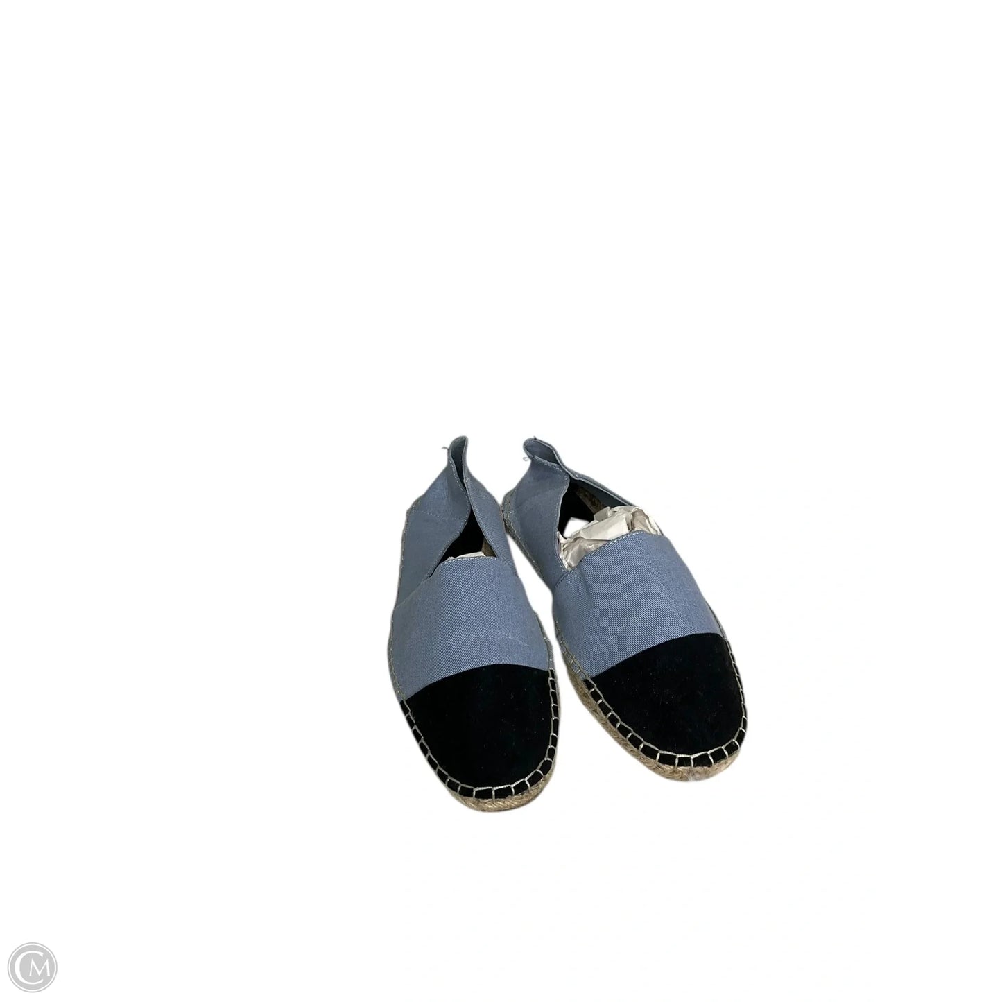 Shoes Flats By Zara In Black & Blue, Size: 6.5