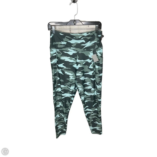 Athletic Leggings By Bally In Camouflage Print, Size: L