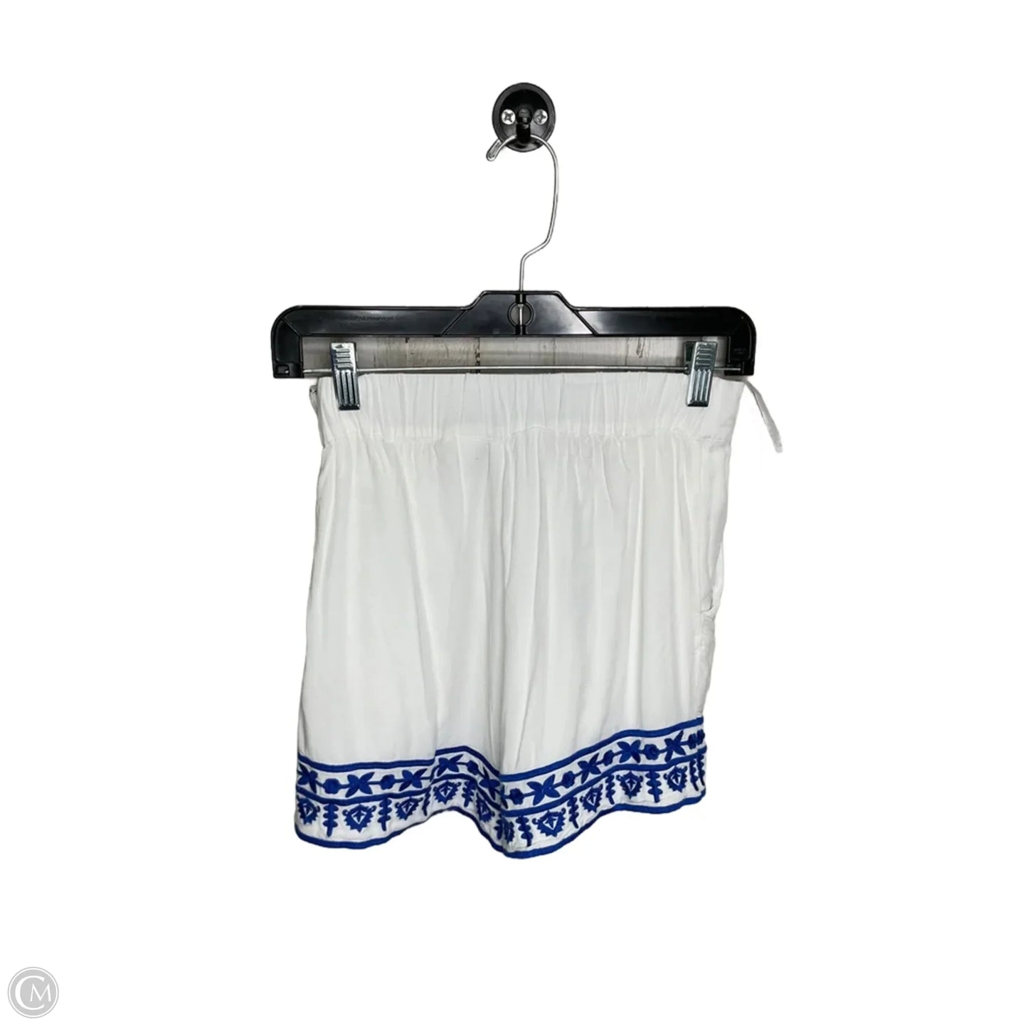 Shortalls By Gianni Bini In Blue & White, Size: 0