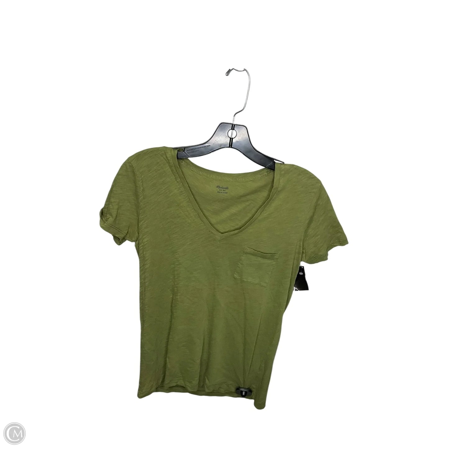 Top Short Sleeve Basic By Madewell In Green, Size: Xs