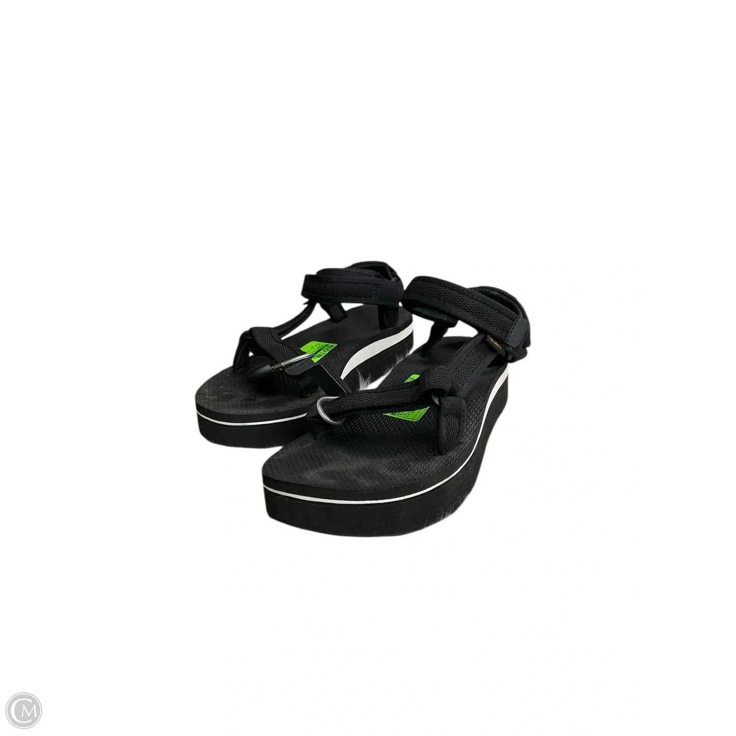Sandals Flats By Teva In Black, Size: 10