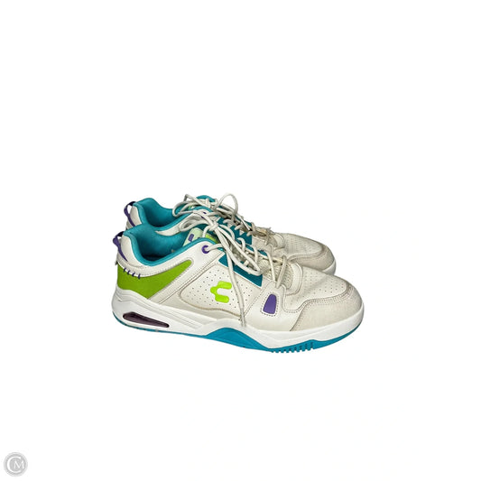 Shoes Sneakers By Clothes Mentor In Green & White, Size: 11