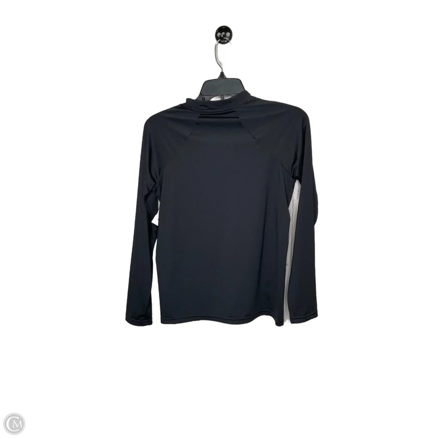 Athletic Top Long Sleeve Crewneck By Nike In Black, Size: S