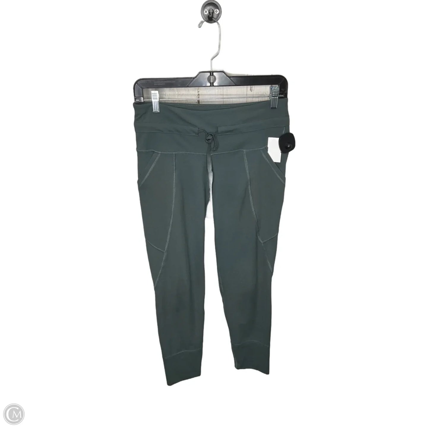 Athletic Leggings By Apana In Green, Size: M