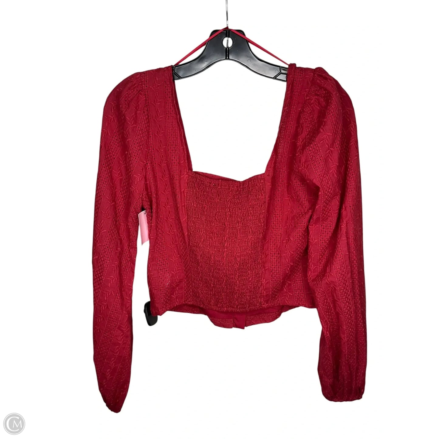 Top Long Sleeve By Altard State In Red, Size: M