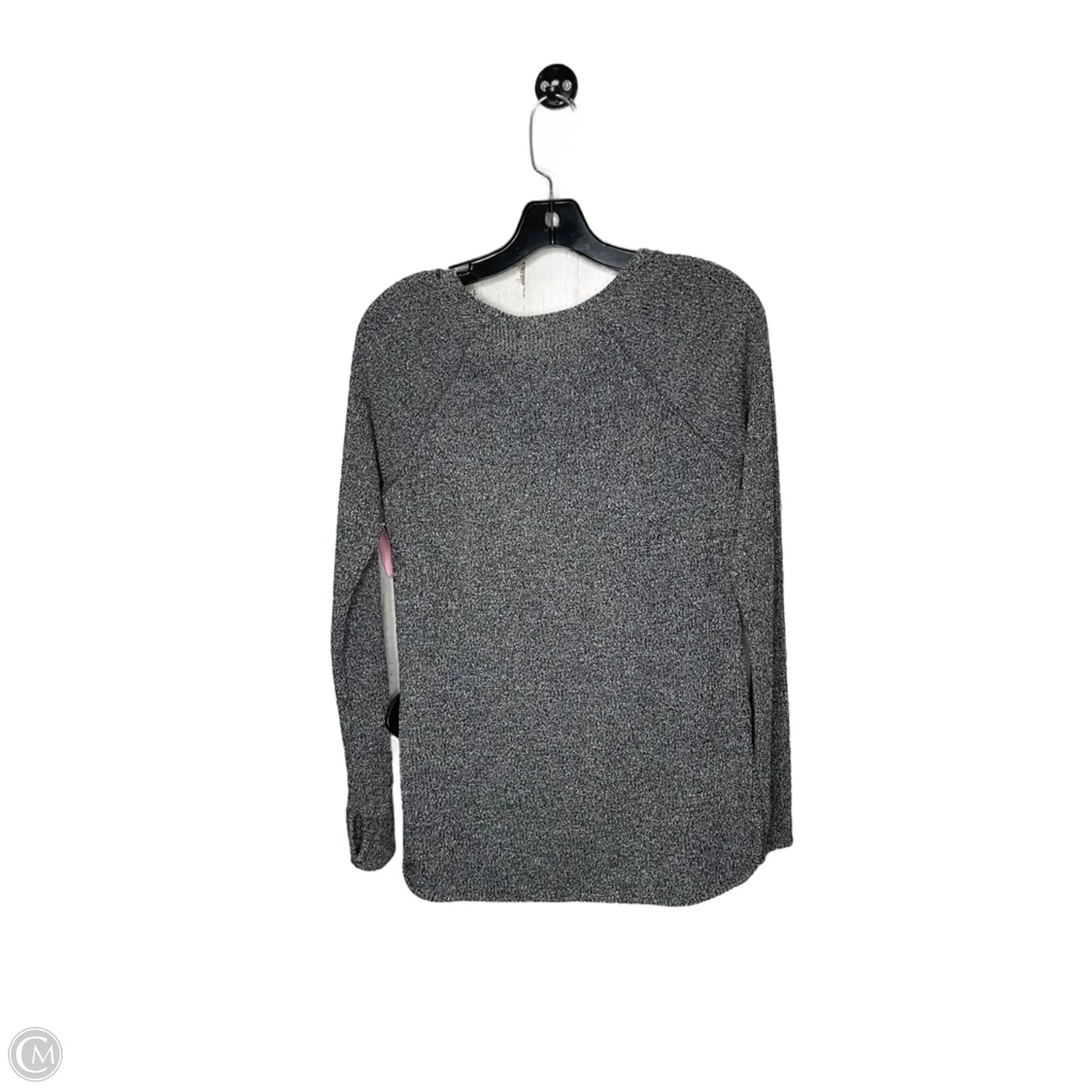 Athletic Top Long Sleeve Crewneck By Zella In Grey, Size: S