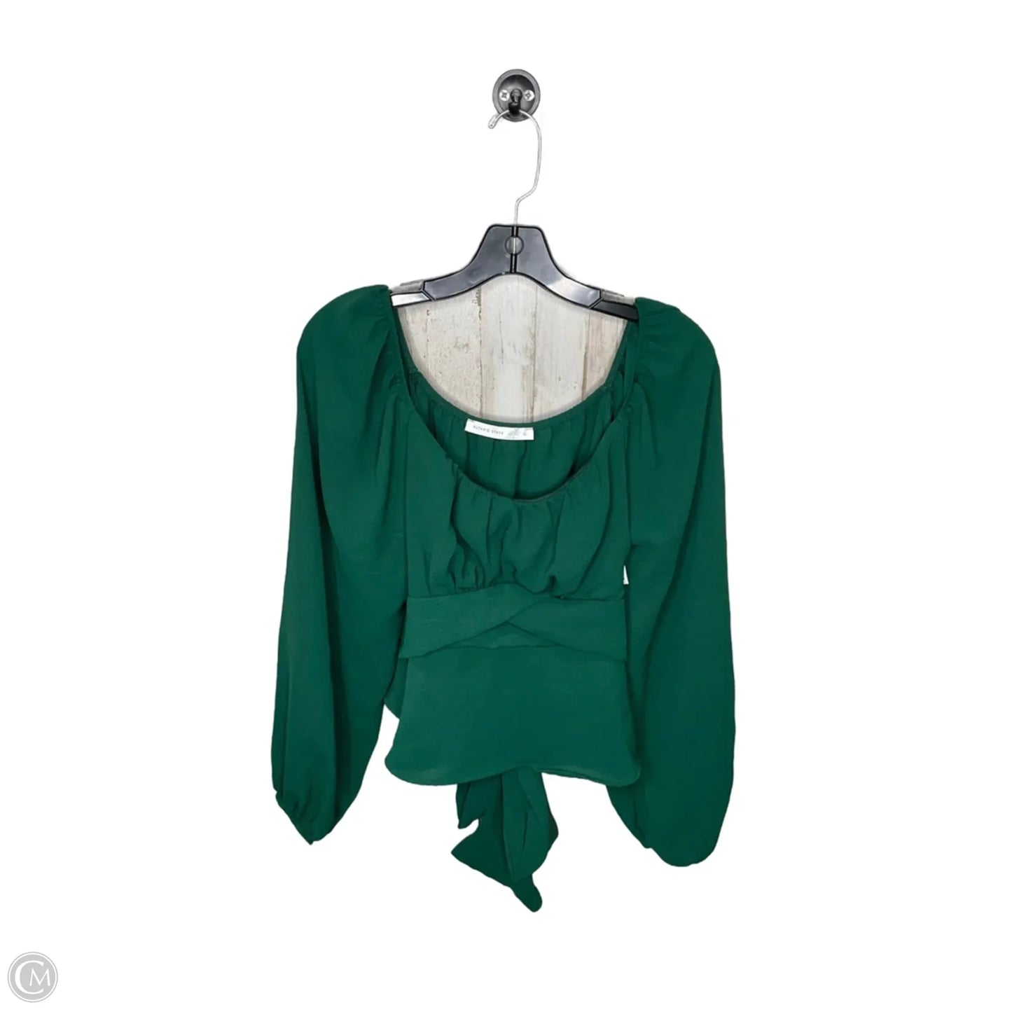 Top Long Sleeve By Altard State In Green, Size: L