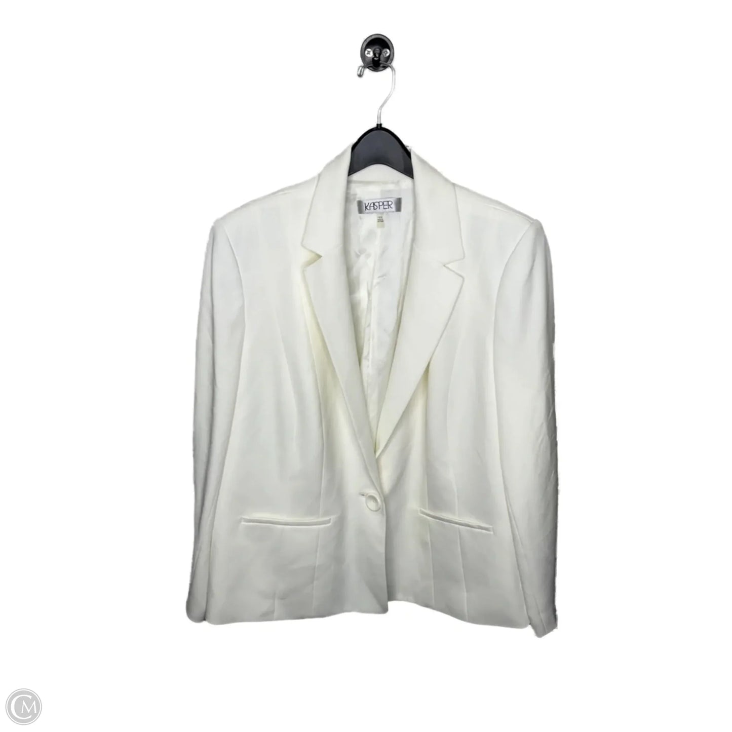 Blazer By Kasper In White, Size: 18