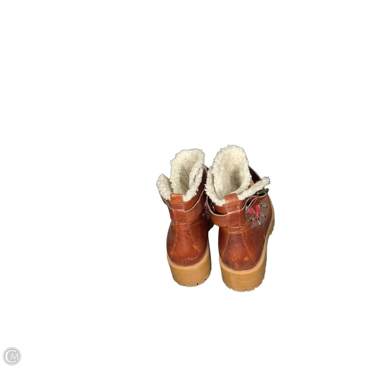 Boots Hiking By Nine West In Brown, Size: 6.5