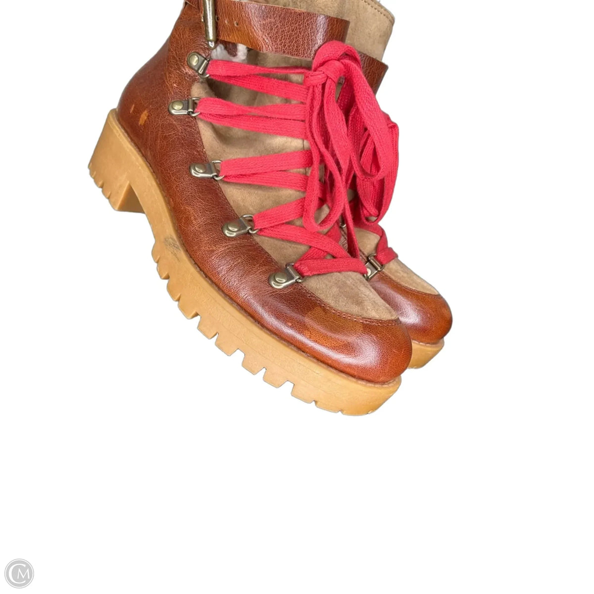 Boots Hiking By Nine West In Brown, Size: 6.5