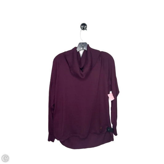 Top Long Sleeve By Michael By Michael Kors In Maroon, Size: M