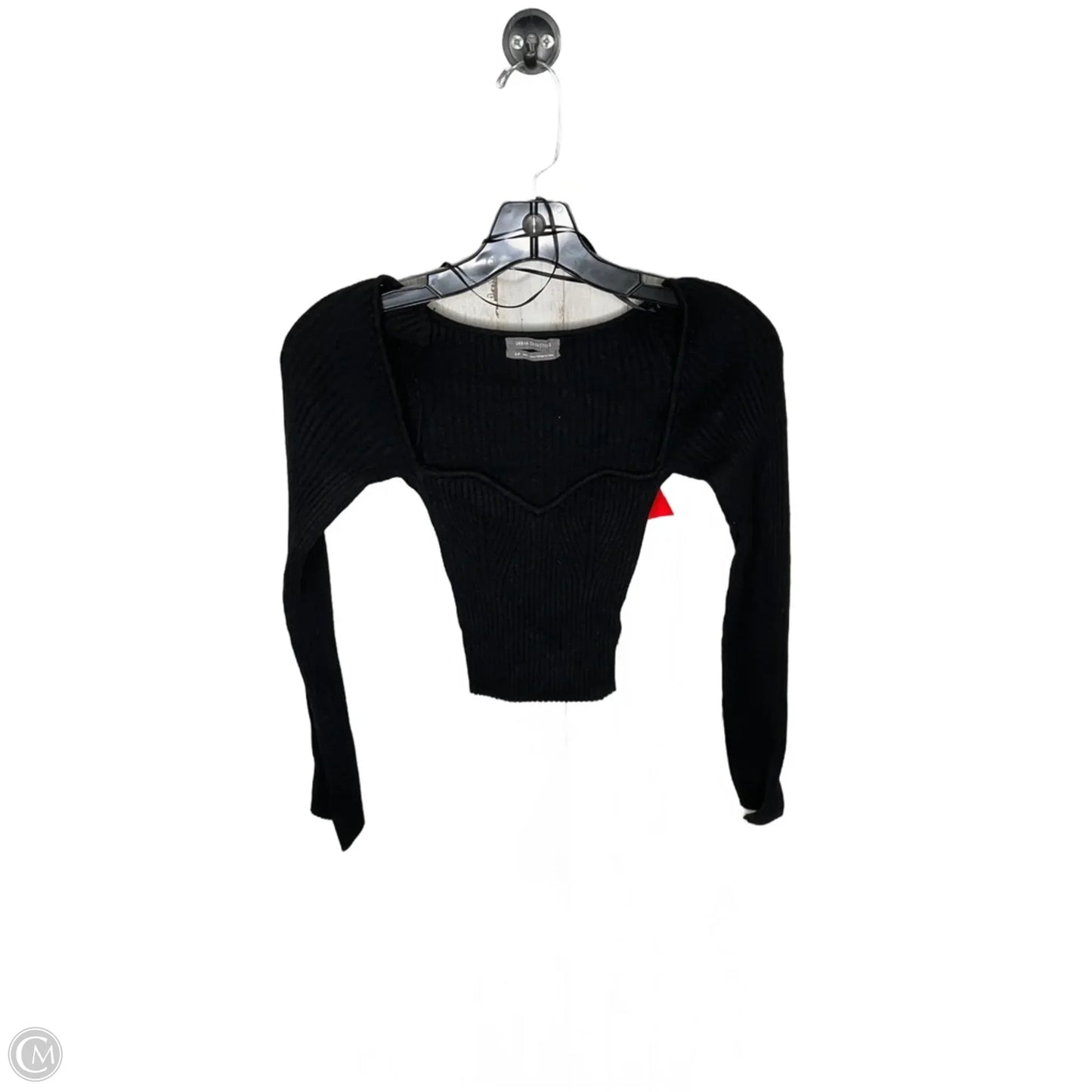Top Long Sleeve Basic By Urban Outfitters In Black, Size: S