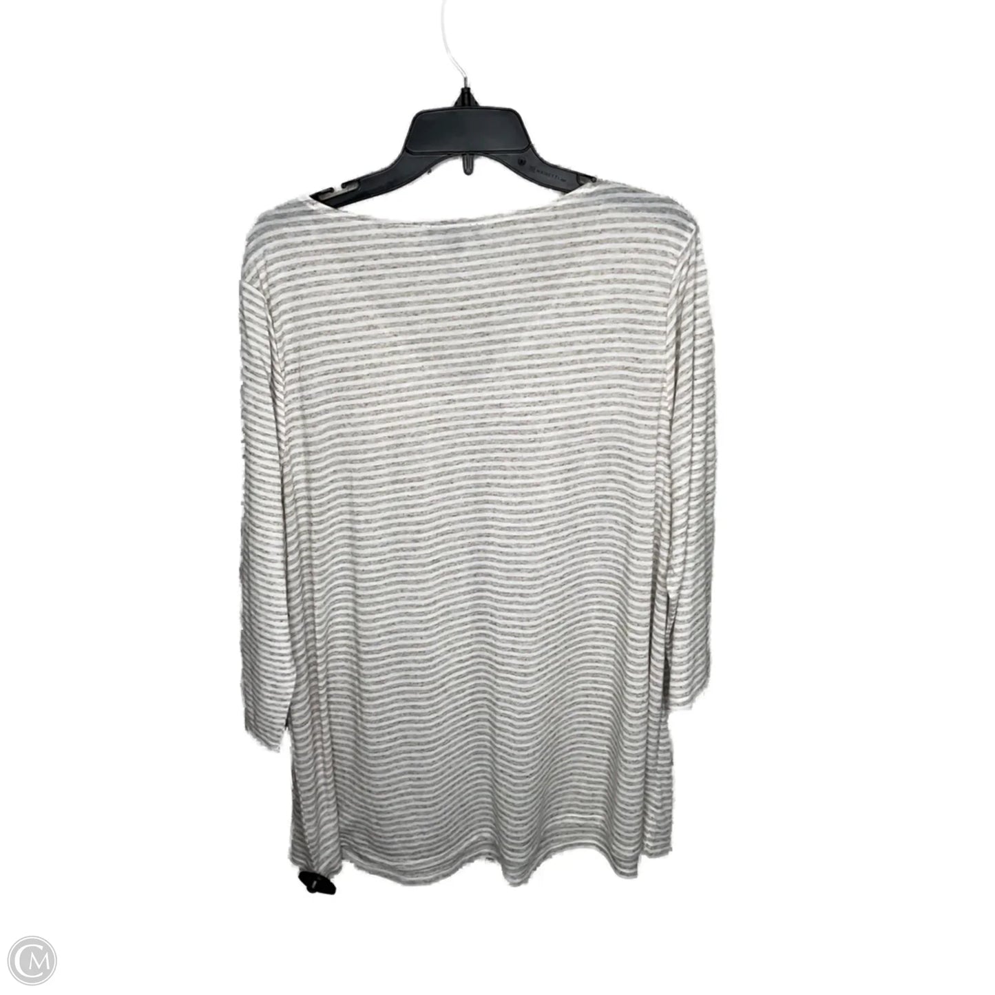 Top Long Sleeve By Lane Bryant In Striped Pattern, Size: 3x