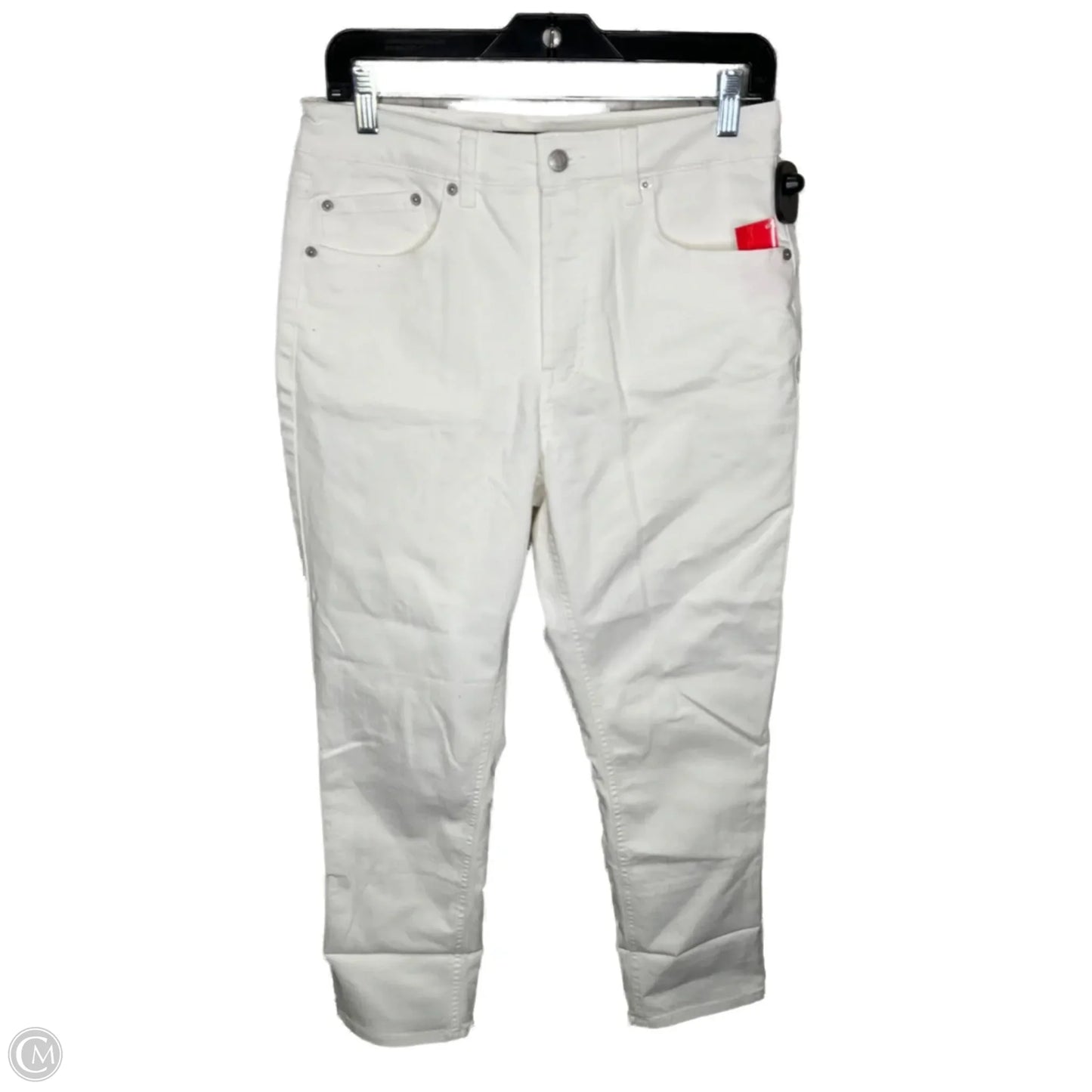 Jeans Designer By Frye In White Denim, Size: 6