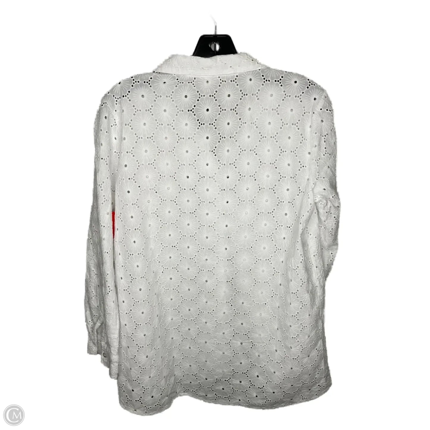 Top Long Sleeve By Nicole Miller In Yellow, Size: S