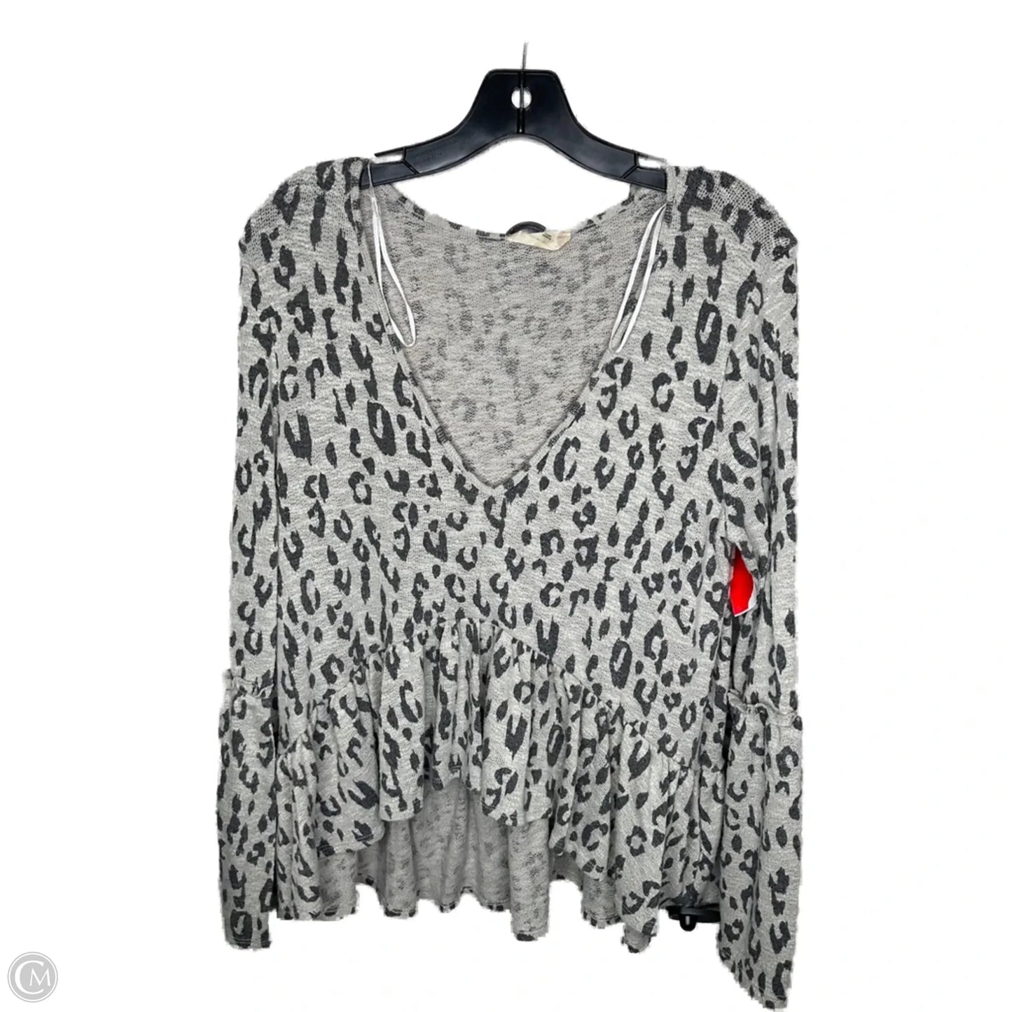 Top Long Sleeve By Altard State In Grey, Size: M