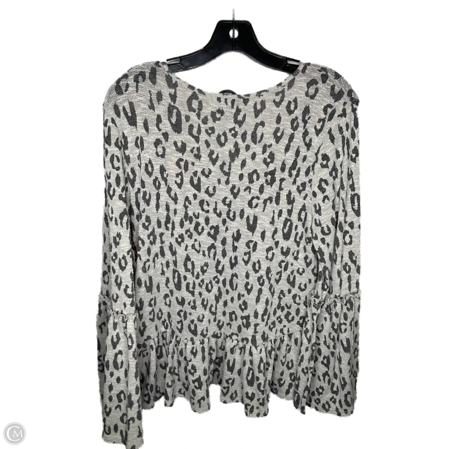 Top Long Sleeve By Altard State In Grey, Size: M