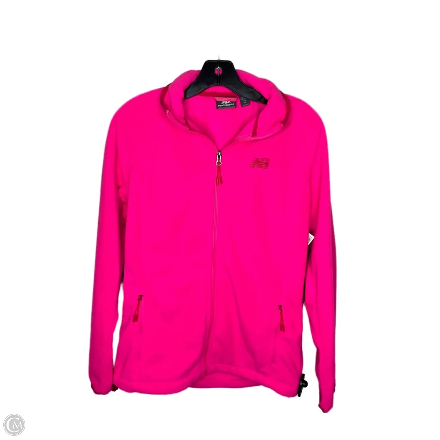 Athletic Jacket By New Balance In Pink, Size: M