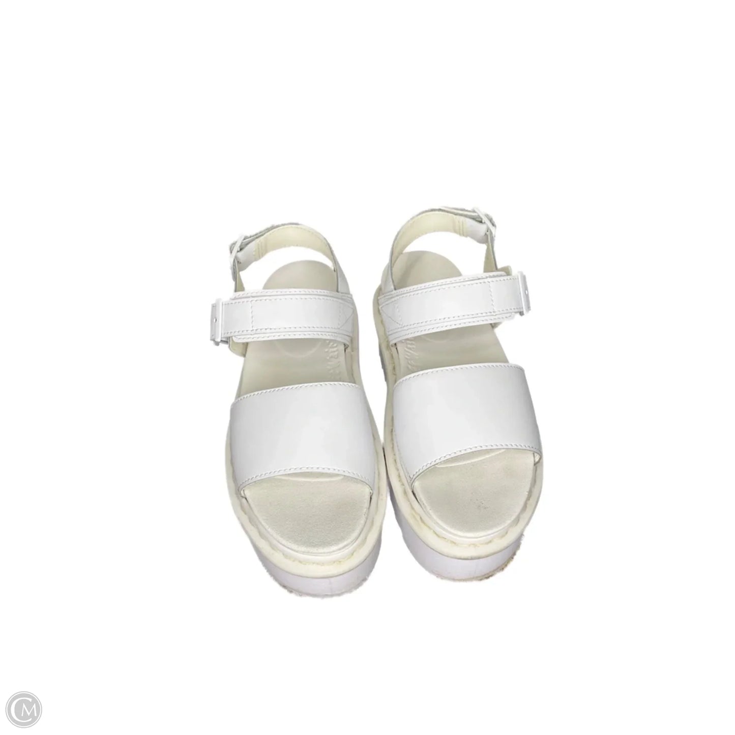 Shoes Heels Platform By Dr Martens In White, Size: 8