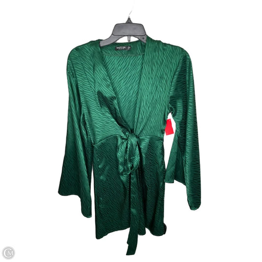 Dress Casual Short By Nasty Gal In Green, Size: S