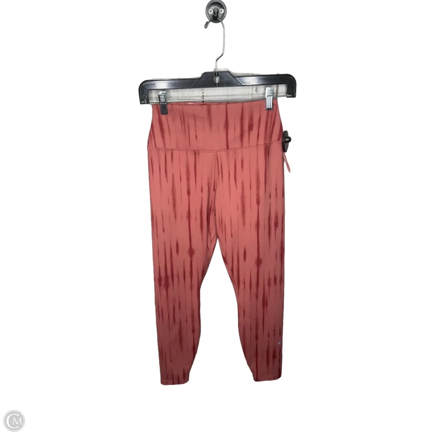 Athletic Leggings By Nike In Pink, Size: M