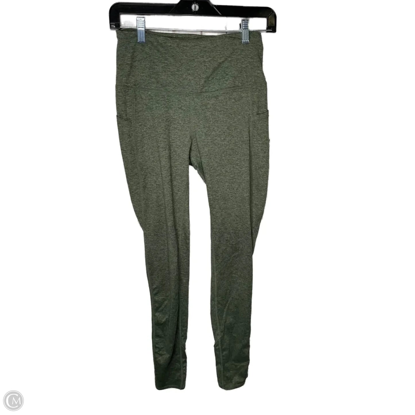 Athletic Leggings By Gaiam In Green, Size: S