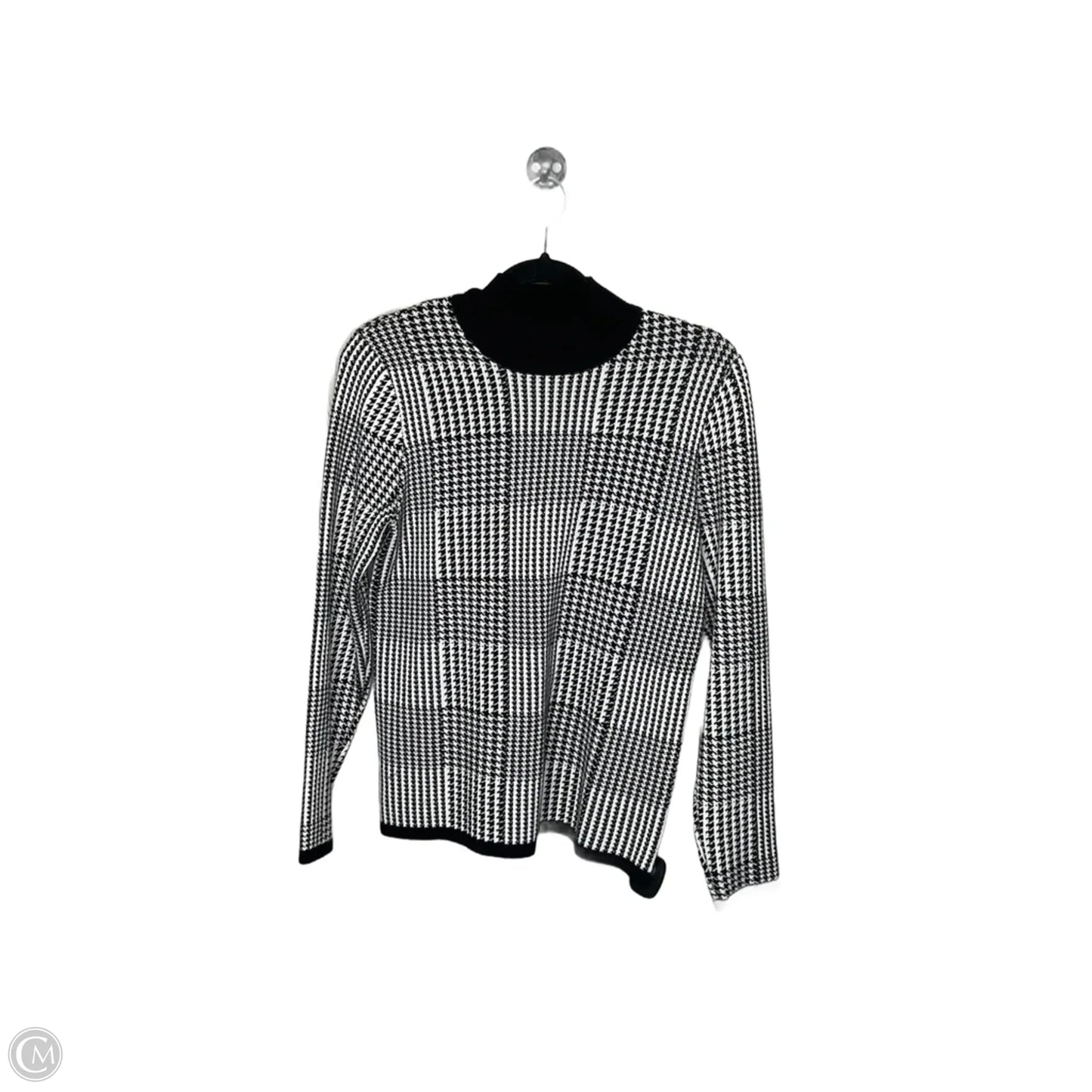 Sweater By T Tahari In Black & White, Size: M