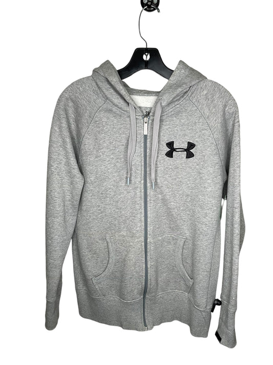 Jacket Fleece By Under Armour In Grey, Size: S