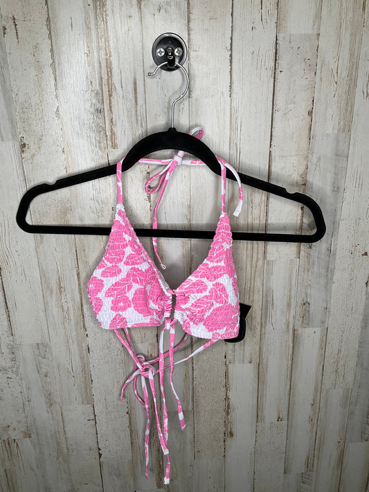 Pink & White Swimsuit 2pc Clothes Mentor, Size M