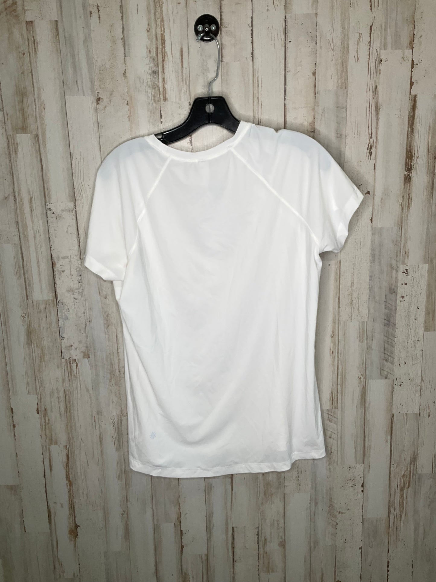 White Athletic Top Short Sleeve Athleta, Size S