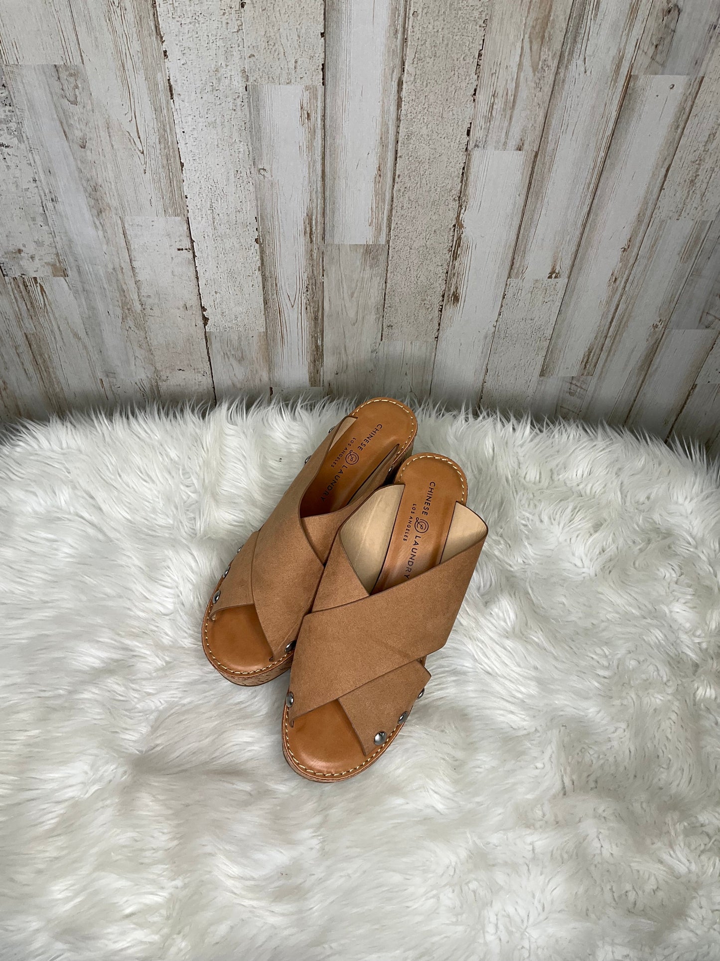 Sandals Heels Wedge By Chinese Laundry  Size: 10