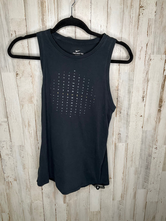 Athletic Tank Top By Nike In Black, Size: Xs