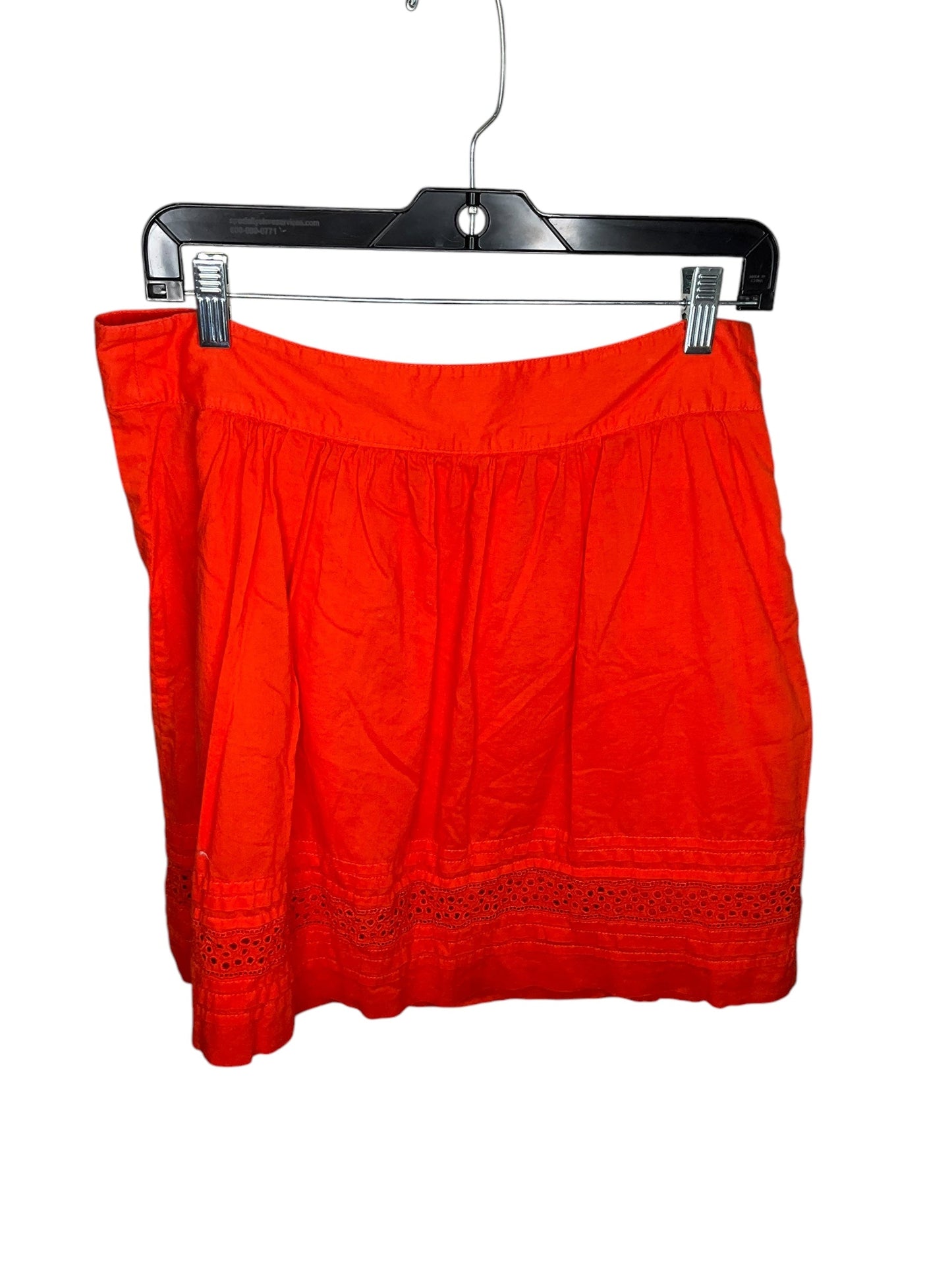 Skirt Mini & Short By Loft In Orange, Size: 6