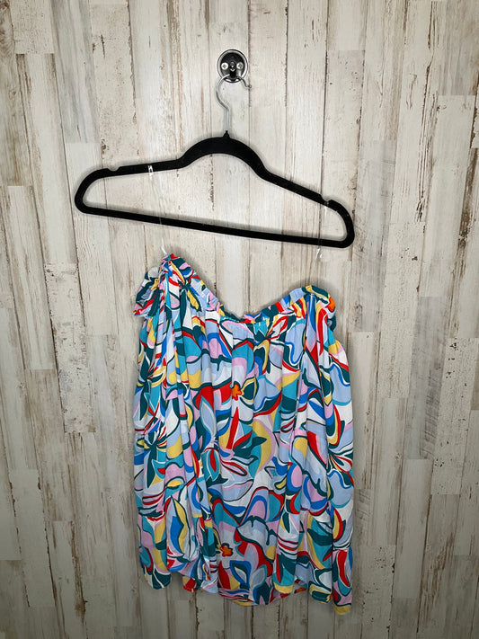 Multi-colored Top Short Sleeve Cmc, Size 2x