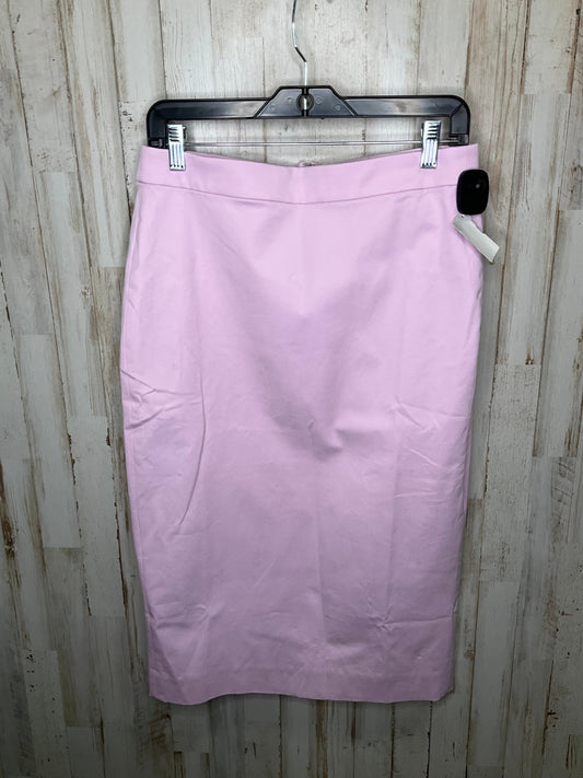 Pink Skirt Midi J. Crew, Size 8