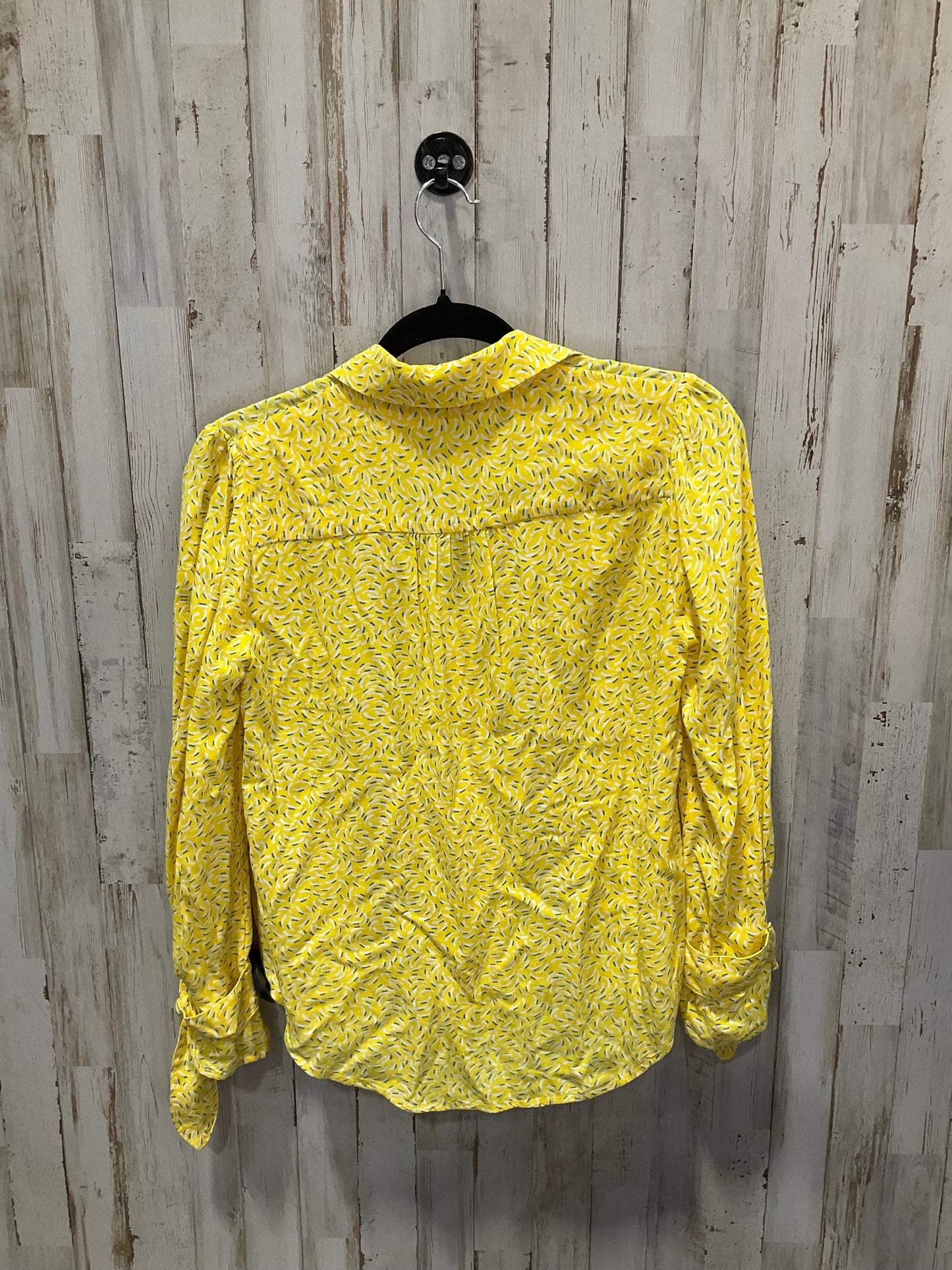 Top Long Sleeve By Maeve In Yellow, Size: S