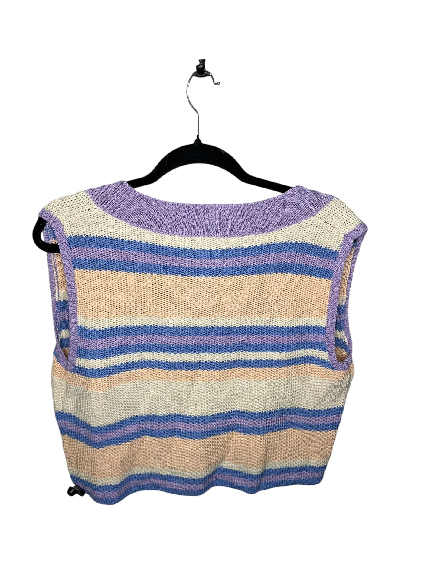 Vest Sweater By Le Lis In Multi-colored, Size: S