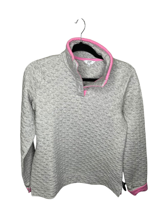 Sweatshirt Collar By Crown And Ivy In Grey, Size: S